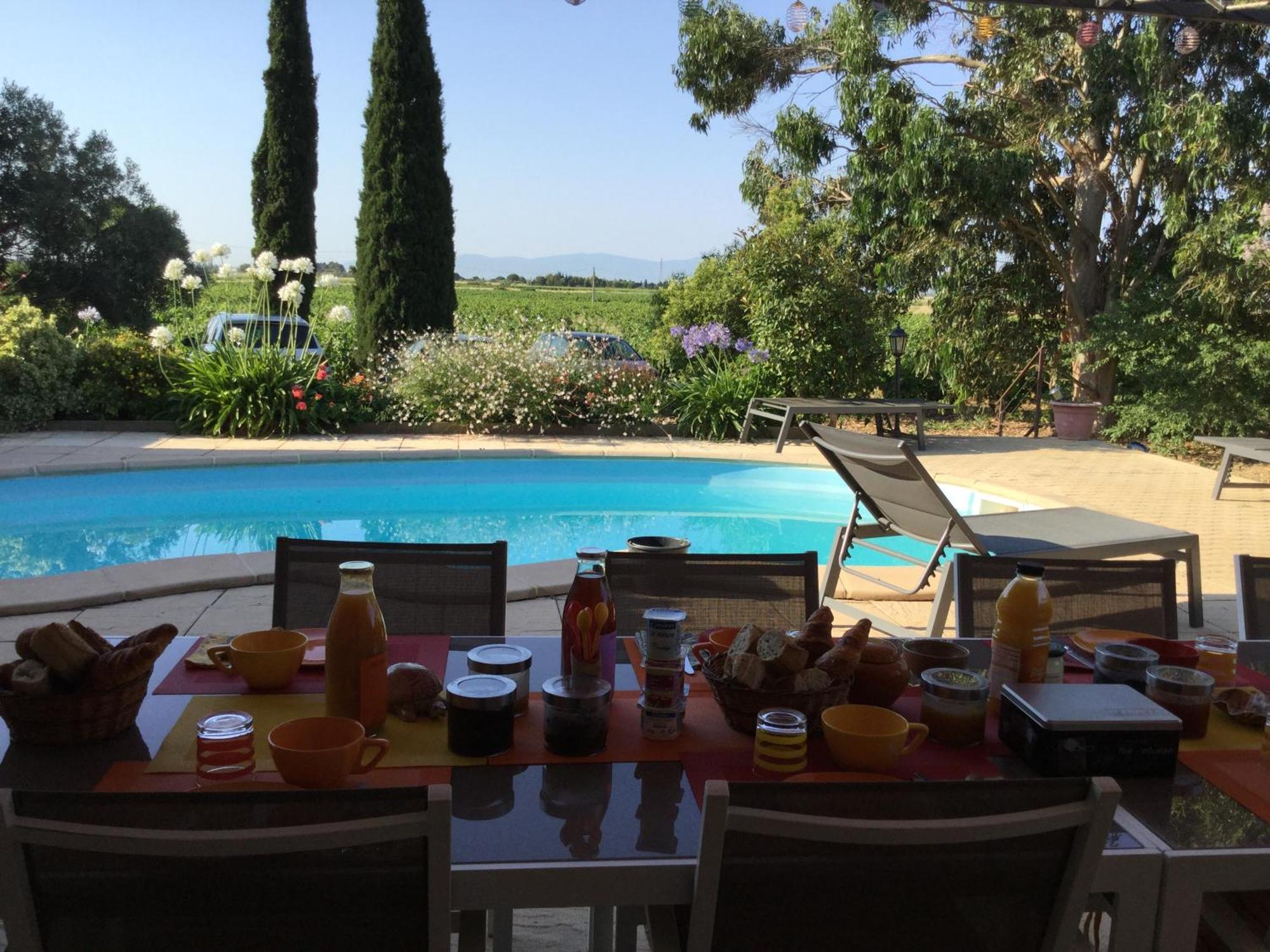 Mas Soleil Et Vignes Bed & Breakfast Saint-Hippolyte  Exterior foto